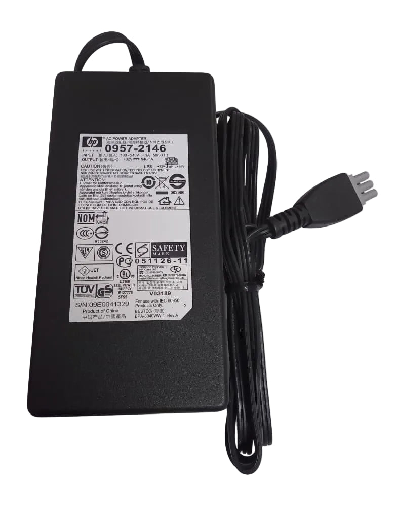 Power Adapter For HP ScanJet Pro 3000 s3 / 5000 s4 / 2600 f1 / 3600 f1 / 4600 fnw1 / N6600 fnw1 Scanner