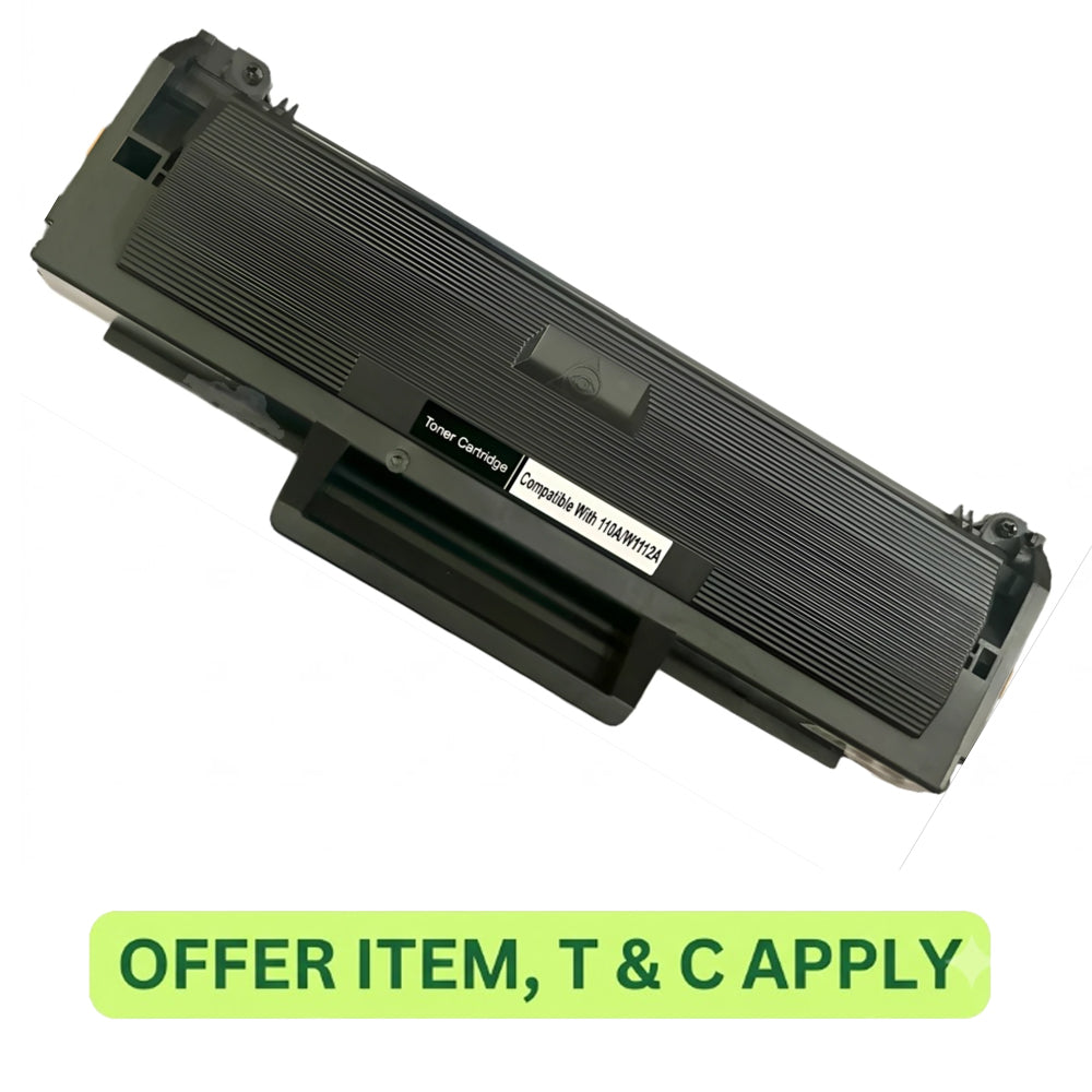 W1110A Toner Cartridge / W112A Toner Unit For HP Laser 108a / MFP136a / MFP138fnw (New Import) With Chip - Box Pack
