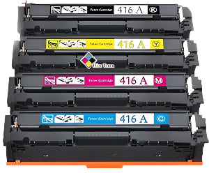 416A Toner Cartridge For HP Color LaserJet Pro M454dw / M479 (New Import- With Chip) Set