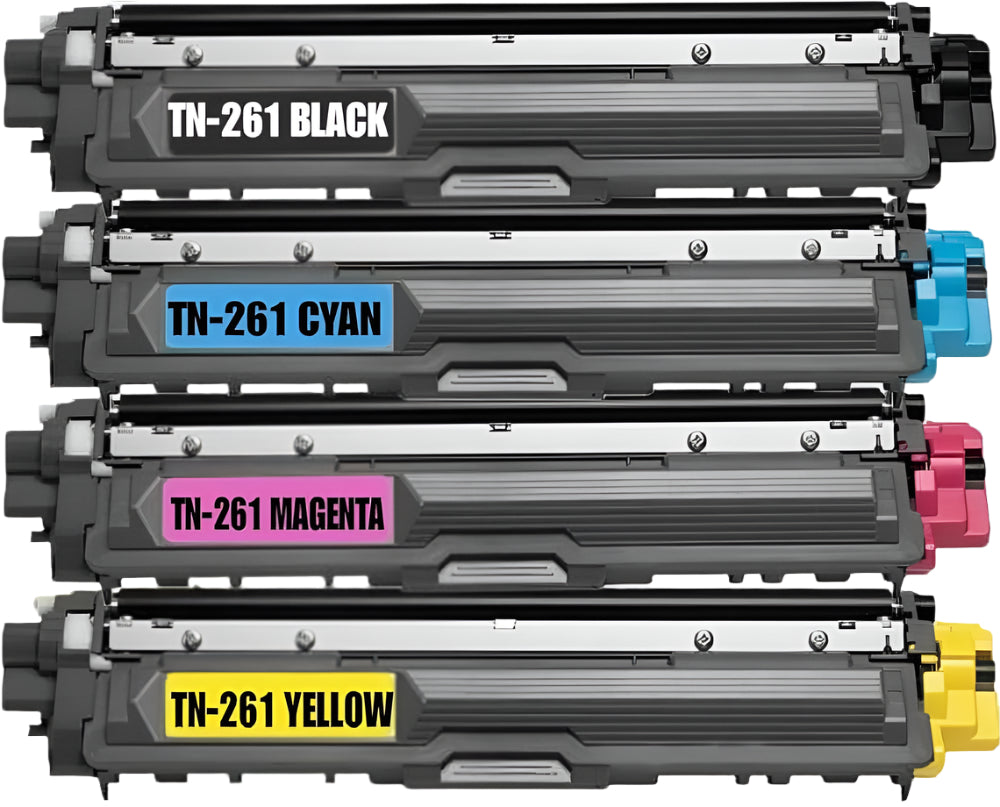 TN261 TN251 TN241 TN221 Toner Cartridge For Brother MFC-9140cdn / HL-3150cdn / HL-3170cdw (New Import) Set