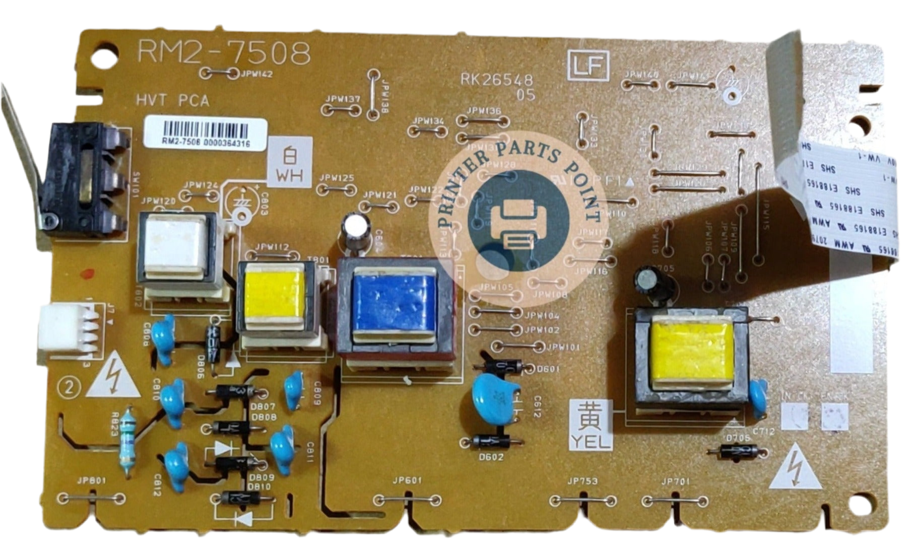 High Voltage Power Supply For HP LaserJet Pro M403 / M329dw / M405 / M427 / M429 / 4004 / 4104 / MF465dw / LBP214 / MF445dw Printer (RM2-7508)