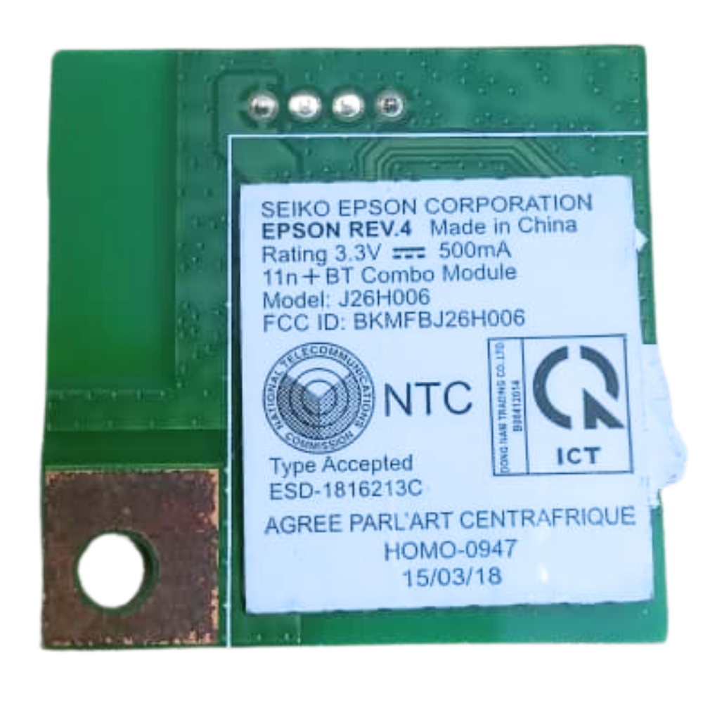 WIFI CARD / Wi-Fi Card For Epson L3150 / L4160 / L4260 / L5190 / M2140 / M2170 / M3170 (E244417)
