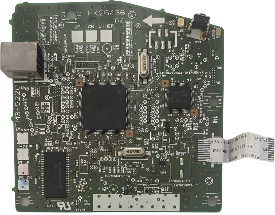 Formatter Board / Logic Board For Canon Laser Shot LBP3108b / LBP3108 Printer (FM3-5226)