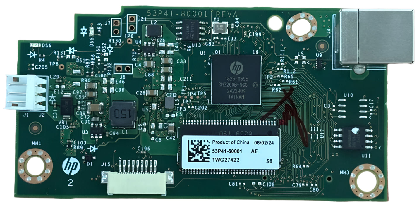 Formatter Board / Logic Board For HP LaserJet Pro P1108 Plus Printer (53P41-60001 / 53P41-80001)