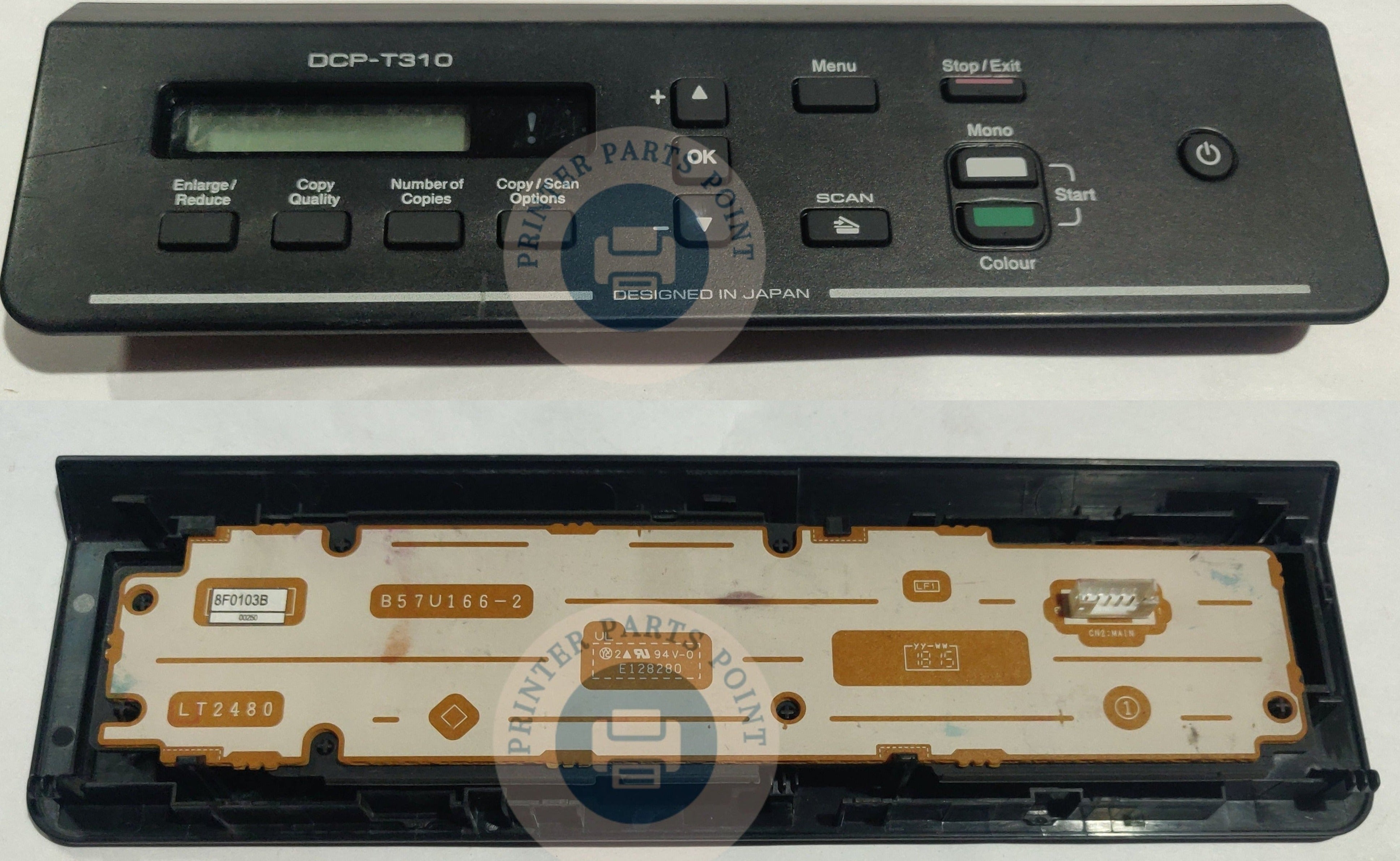 Control Panel Display Panel For Brother DCP T310 B57U166 2 LT2480