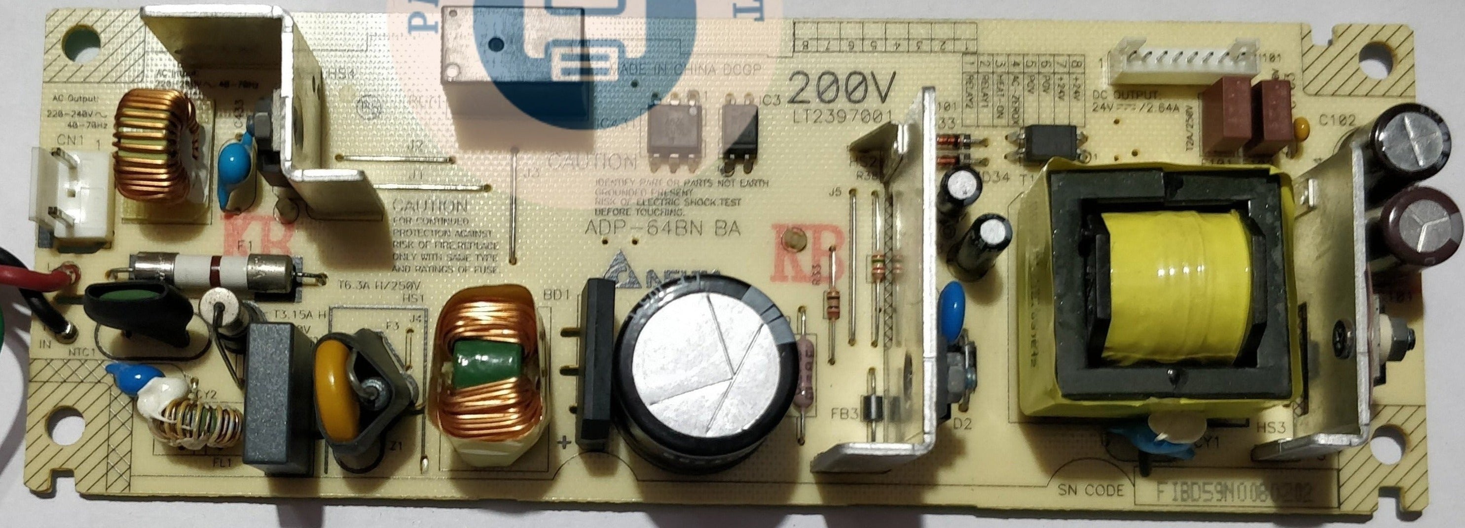 Power Supply For Brother DCP-1601 / DCP-1616nw / DCP-1511 / 1211 / 1111 Printer (LT2397001)