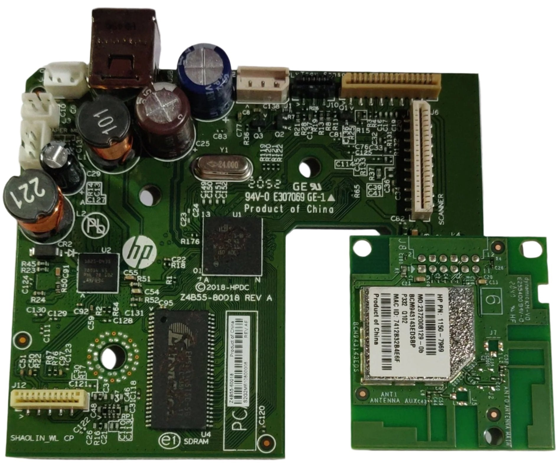 HP 515 Smart Tank Printer Logic Card