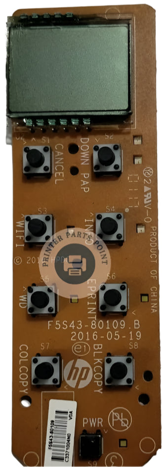 Control Panel For HP DeskJet Ink Tank GT5820 / GT5821 Printer