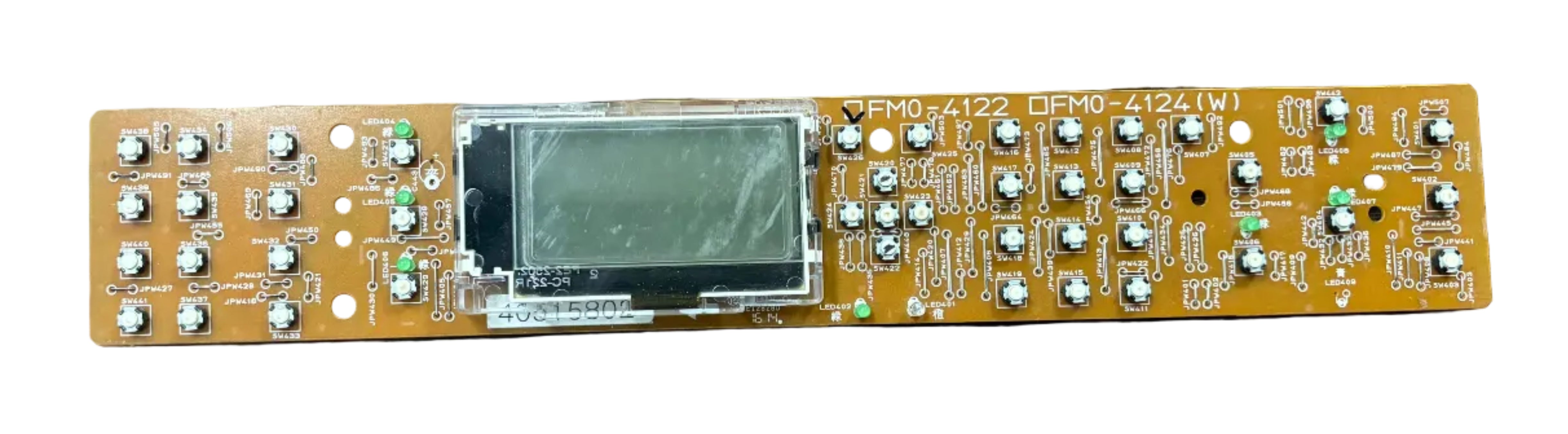 Control Panel For Canon Image Class MF4750 / MF4770n / MF4870dn / MF4890dw Printer (FM0-4124 / FM0-4122)