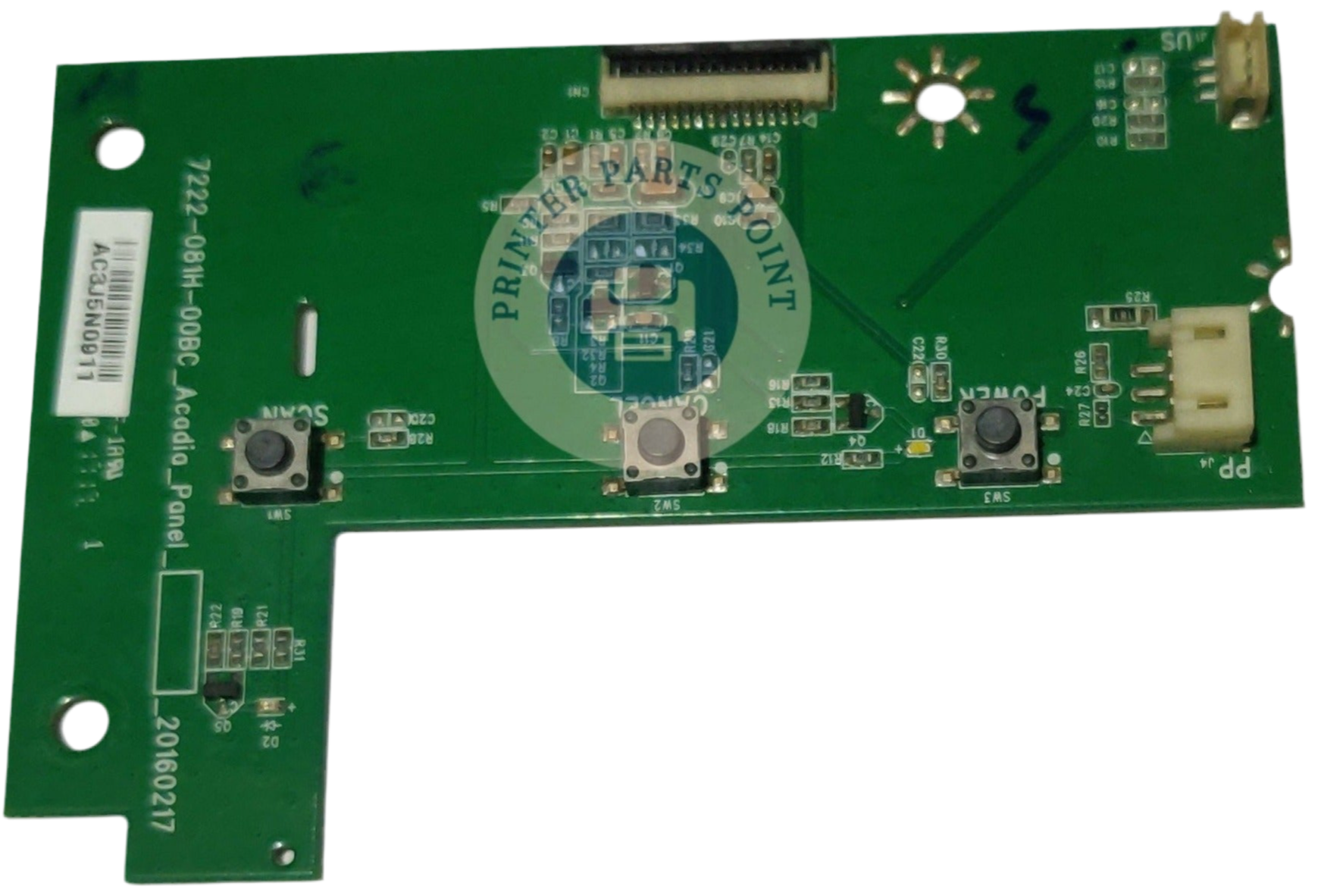 Control Panel For HP ScanJet Pro 3000 s3 Sheet-Feed Scanner (7222 - 081H - OOBC)