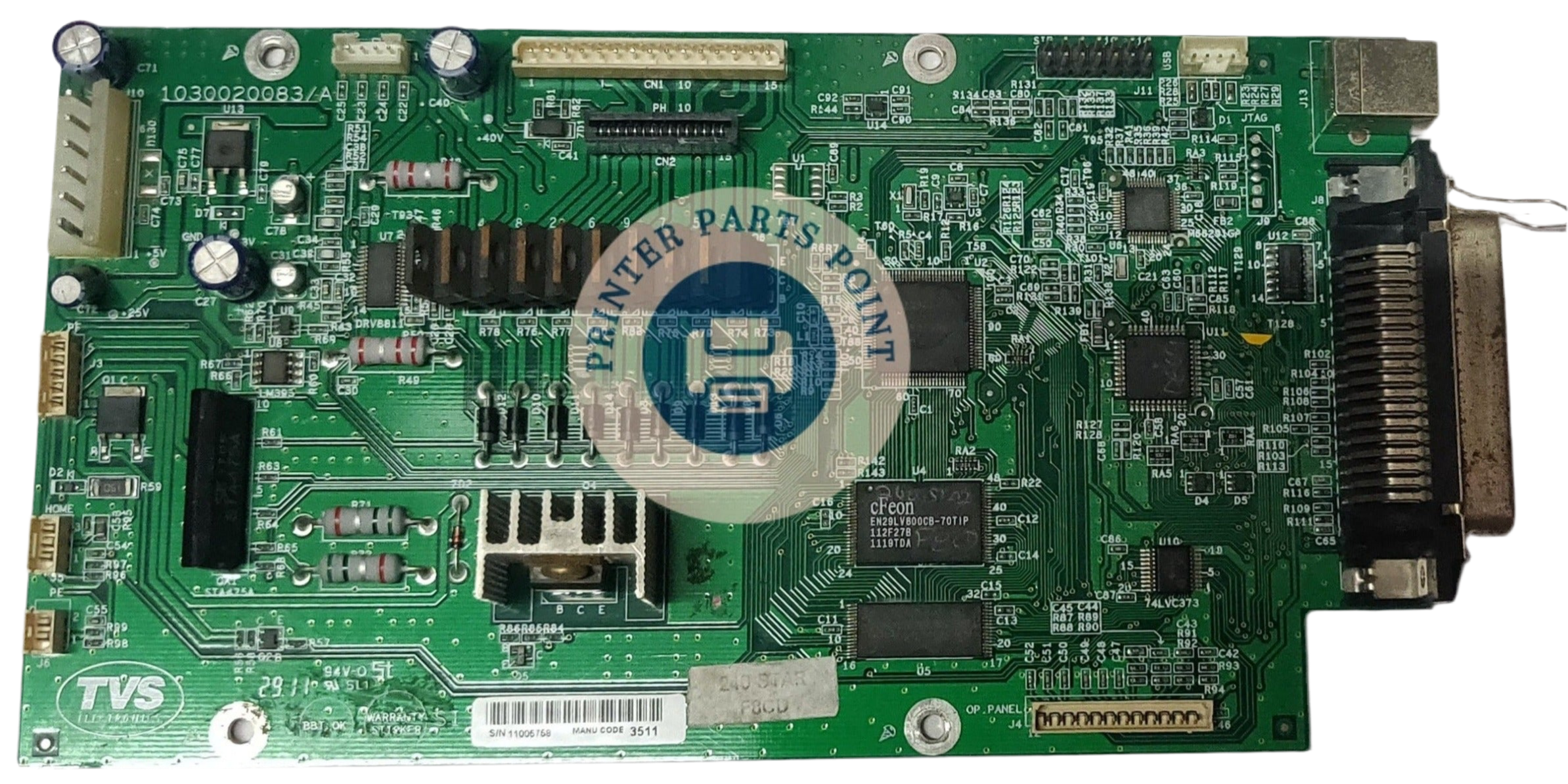 Formatter Board / Logic Board TVS MSP 250 Star Printer (RC Original)