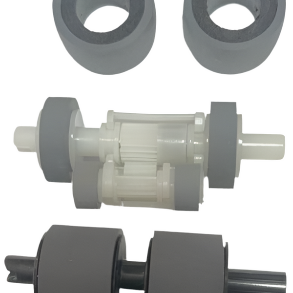 Kit Consumabili Fujitsu SP-1120/1125/1130 – 2 Rulli Prelievo E 1 Rullo Freno, Durata 100.000 Scansioni