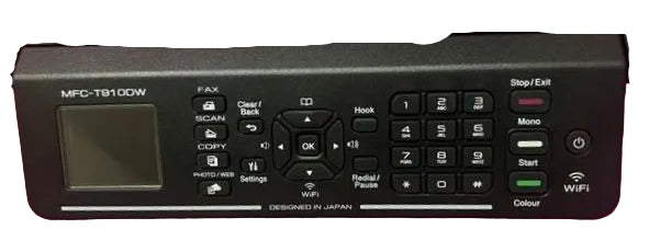 Brother T910dw Control Panel