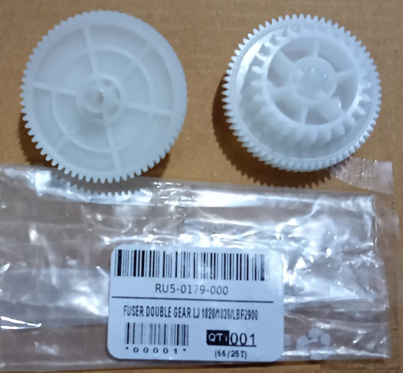 Double Gear For HP LaserJet 1020 / M1005 / LBP2900 (RU5-0179 / 66T/25T) New Import