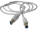 2.0 USB Cable For HP / Canon / Ricoh / Brother / Epson Printer (New Compatible) 1.5 Meter