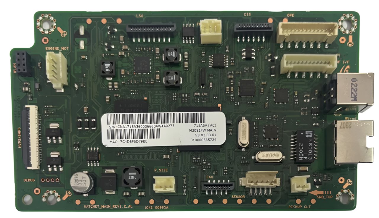 Formatter Board / Logic Board For HP Laser MFP 138fnw Printer (SL-M2091fw / JC41-00995A)