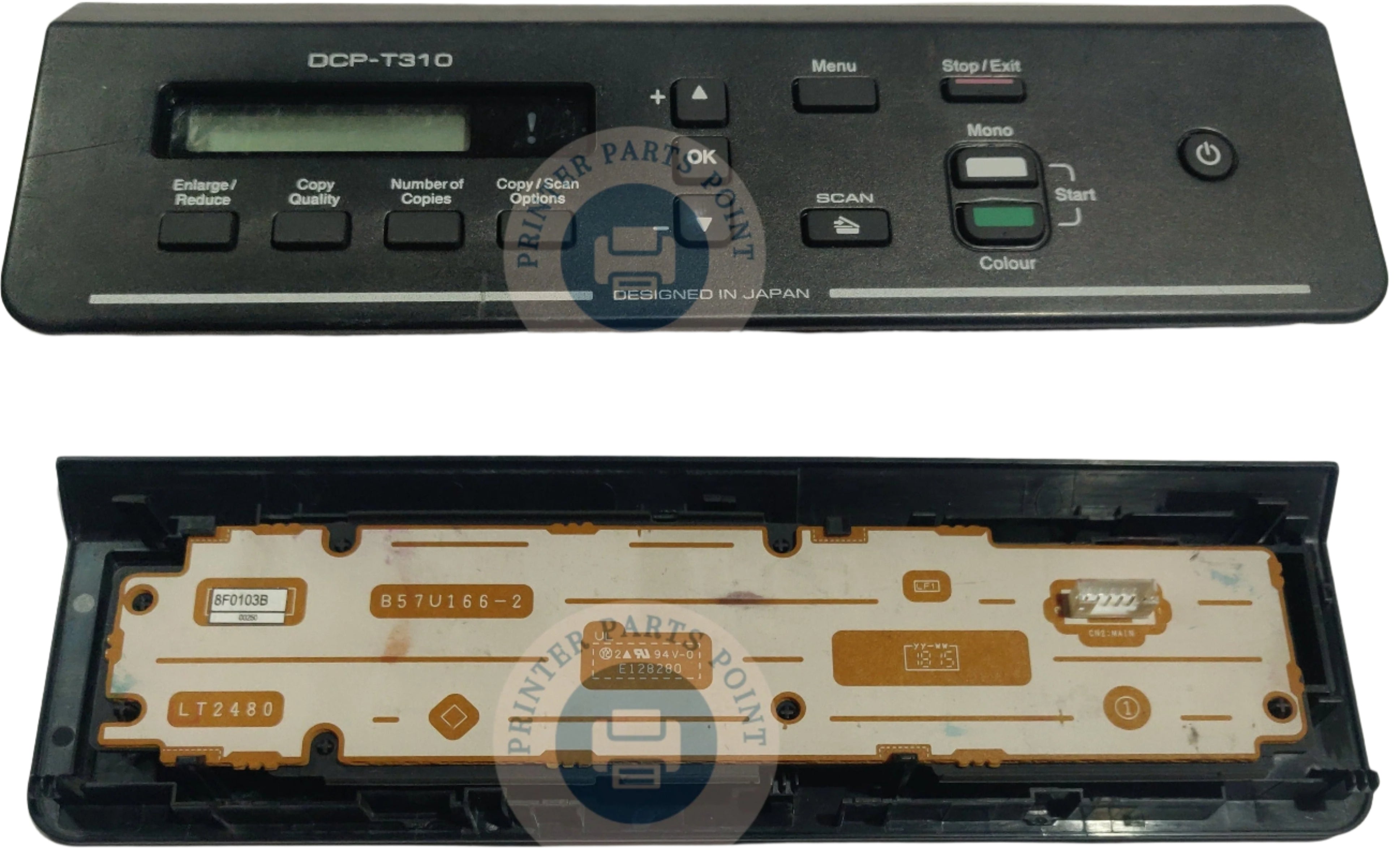 Control Panel For Brother DCP-T310 / DCP-T510w / T520w / T710w / T820dw Printer (B57U166-2 / LT2480)
