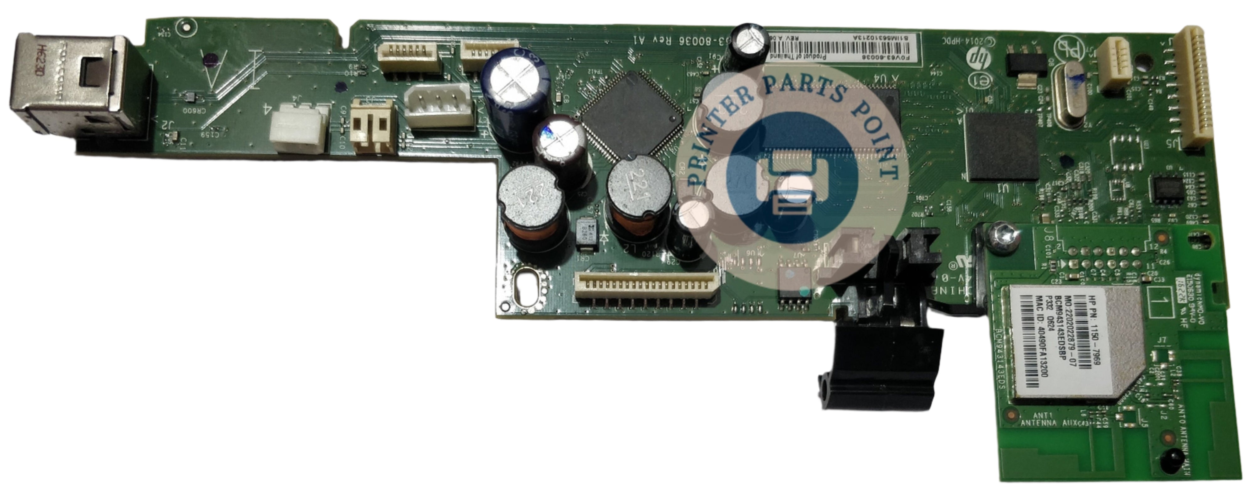 Formatter Board / Logic Board For HP Deskjet Ink Advantage 4535 Printer (F0V63-80036 / F0V63-60036)