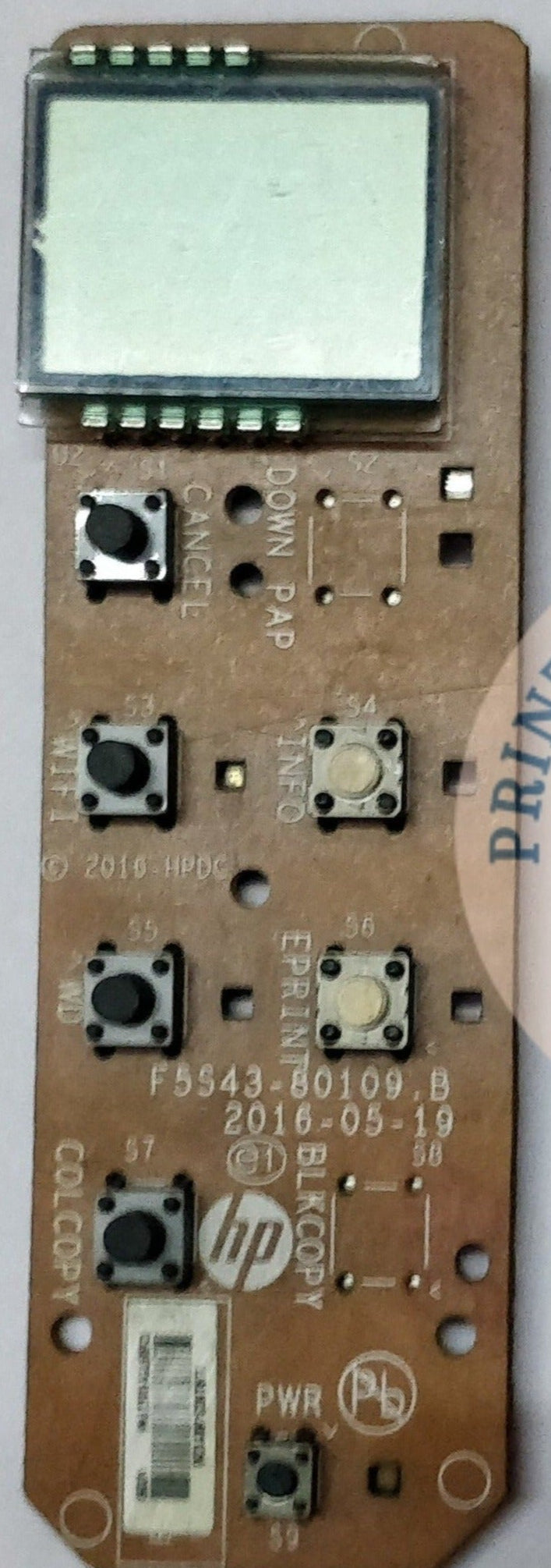 Control Panel For HP Ink Tank 319 / 316 / 315 / 310 Printer