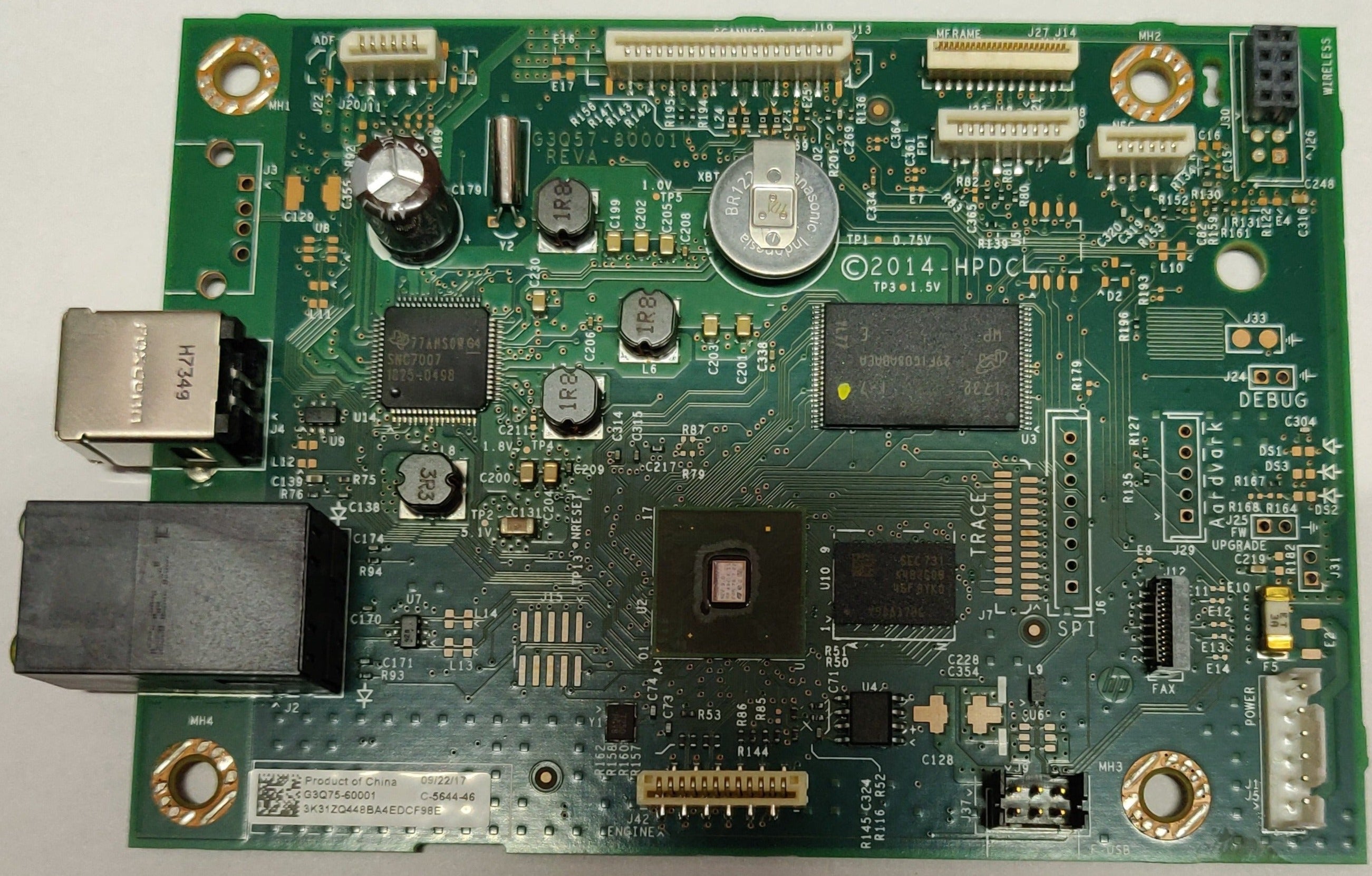 Formatter Board / Logic Board For HP Laserjet Pro MFP M227sdn / M227fdn / M227fdw Printer (G3Q75-60001)
