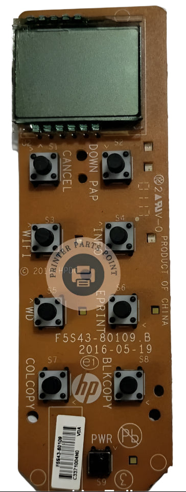 Control Panel For HP DeskJet Ink Advantage Ultra 4729 / 4720 Printer
